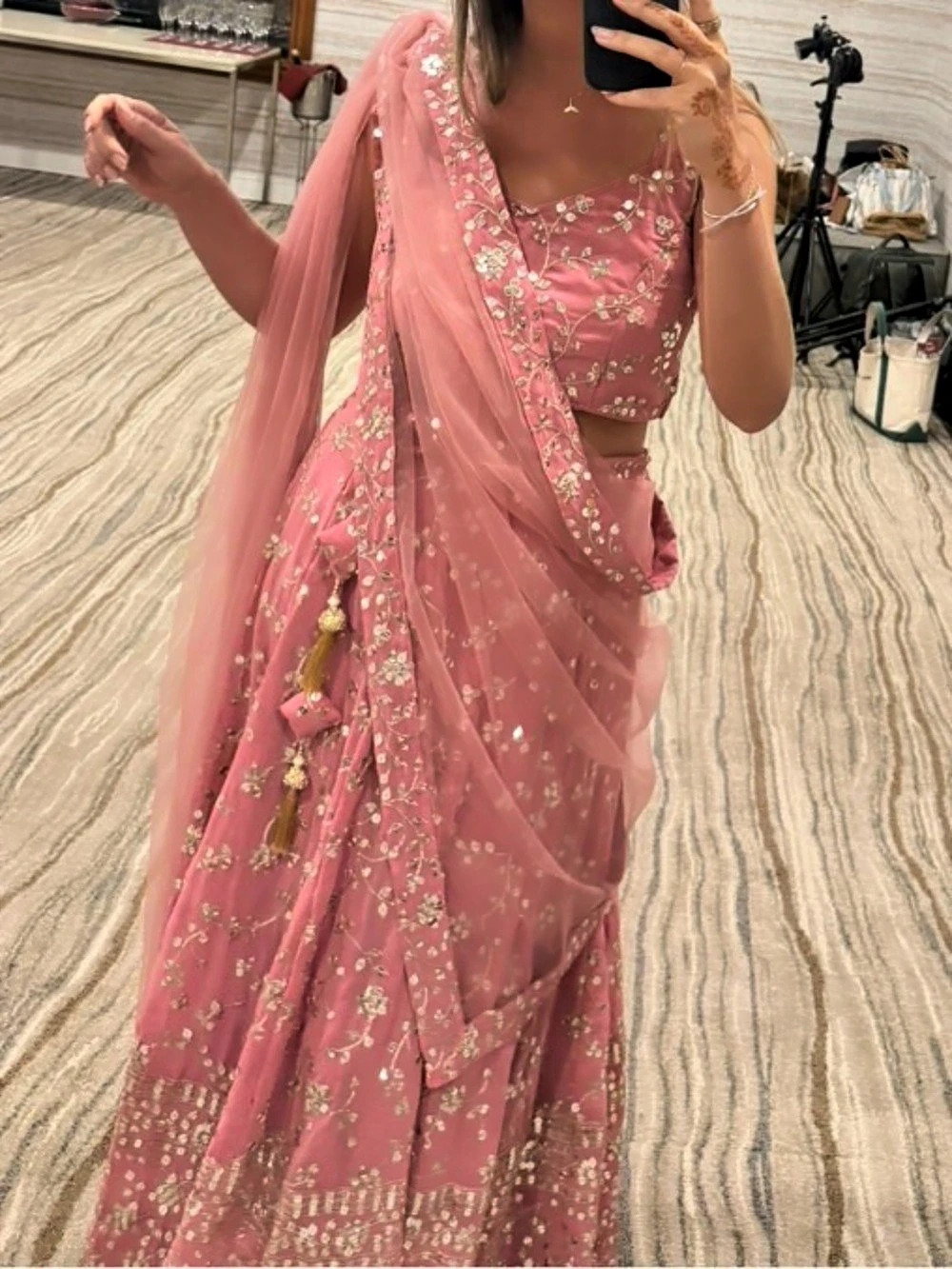 Three-Piece Lehenga Set
